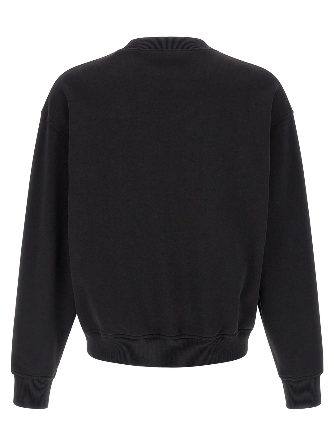 Palm Angels Neck Logo Sweatshirt - Black | 688dfedf5e1bf823259467fbe87e274b577f62eb