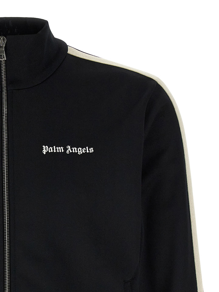 Palm Angels Classic Logo Sweatshirt - Black | bcf957a35d90ad1e639f848c493e83d6ca27ff5e