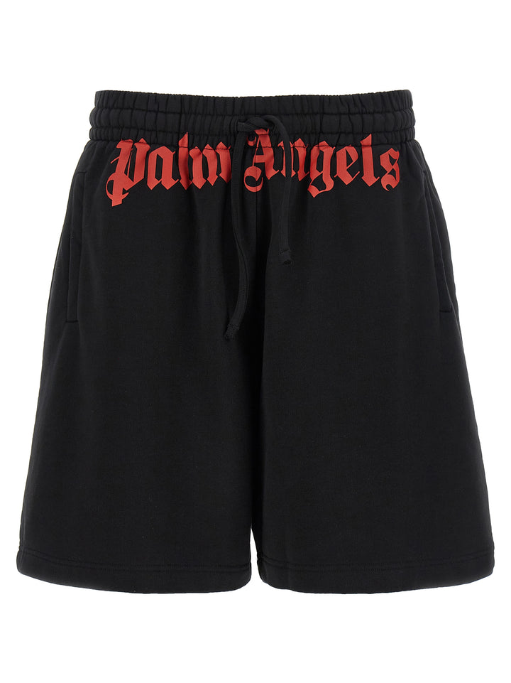 Palm Angels Logo Bermuda Shorts Bermuda and Short - Black | bc8eaf99545e6726f81b59bbf0b9e020f425a2eb