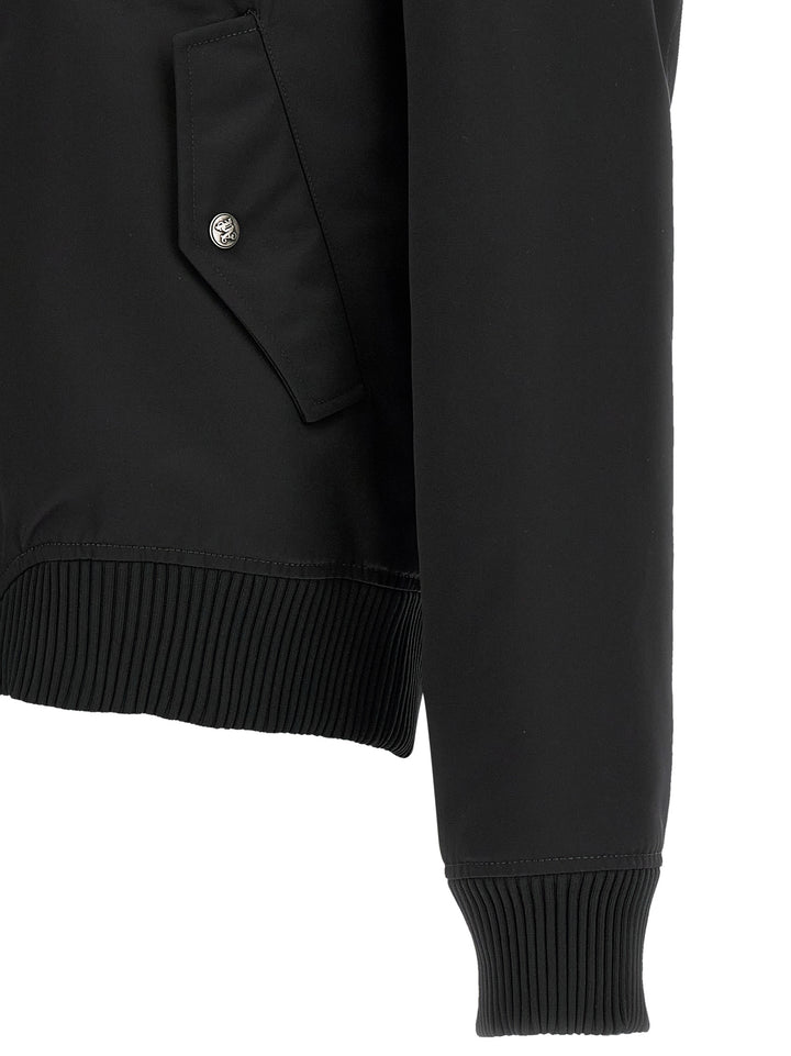 Palm Angels Curved Logo Puffer Jackets - Black | 5d862c0a8b9af35bbe4986bc946df800c95c7f8a