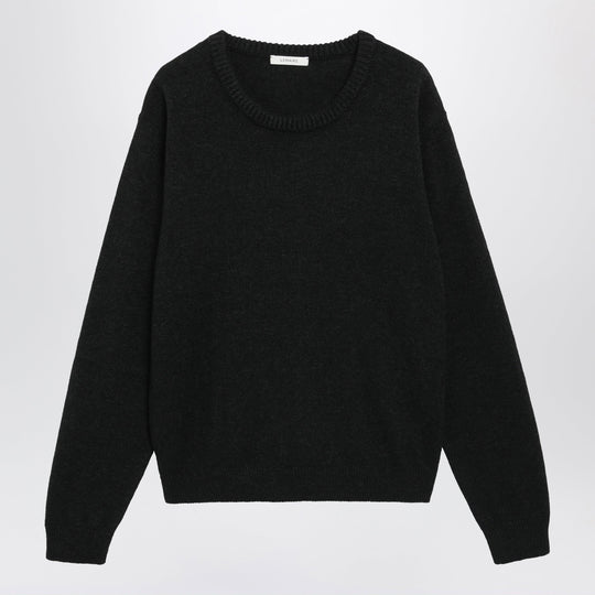 Coal Alpaca Wool Blend Crew Neck Sweater
