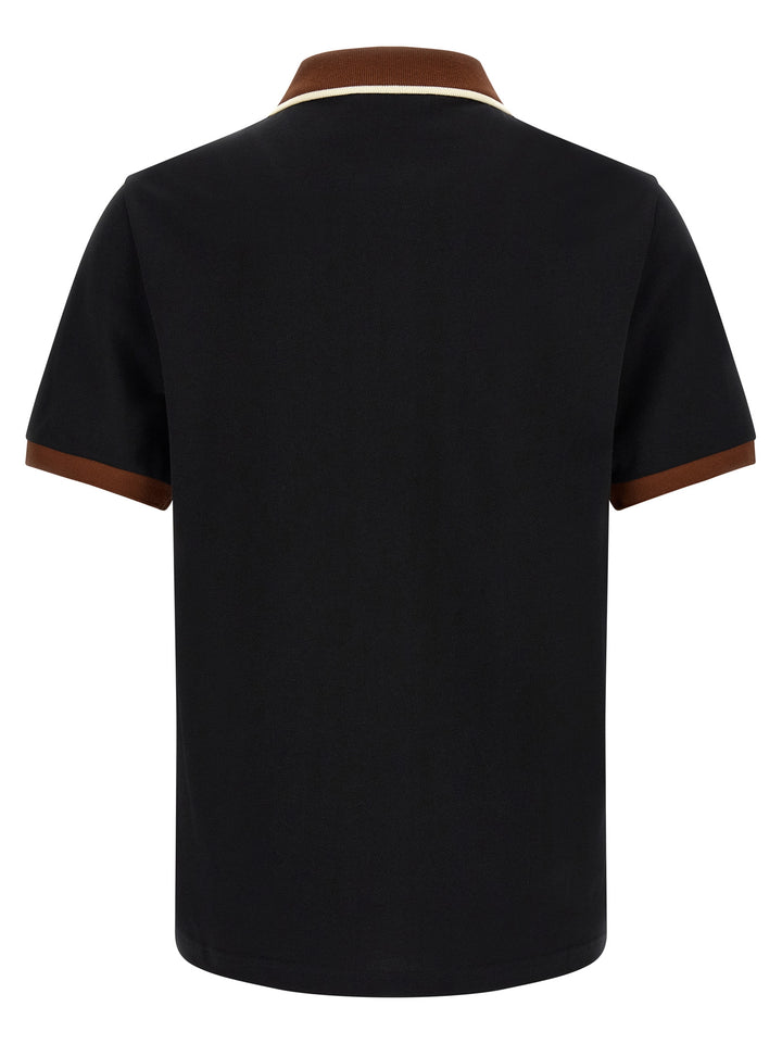 Marni With Contrasting Details Polo - Black | 4d211e8a3ca587e8ab8e3310c5a5b9556460d80b