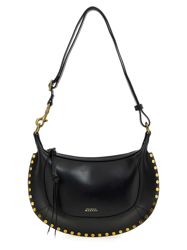 Isabel Marant Oskan Moon Shoulder Bags - Black | 2fcb1a5dbc431dd223a2421afbd0424ceb9027f1