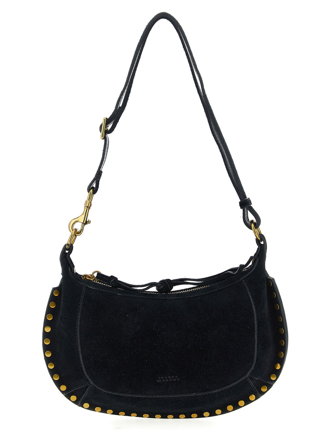 Isabel Marant Oskan Moon Shoulder Bags - Black | 30ec7d314f511f726f4d5dd35adde2a684e03665