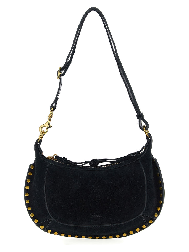 Isabel Marant Oskan Moon Shoulder Bags - Black | 30ec7d314f511f726f4d5dd35adde2a684e03665