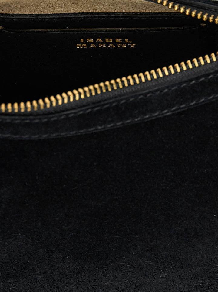 Isabel Marant Oskan Moon Shoulder Bags - Black | a5f88c425985bb4ae73028258c452a254d945870