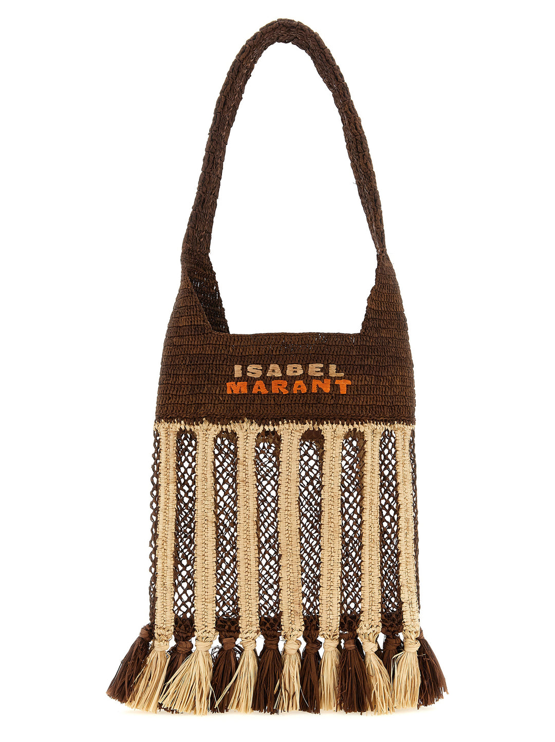 Isabel Marant Praia Shoulder Bags - Brown | f3dbd00ed00ef3d8f3b044d82a6158589c0d6585