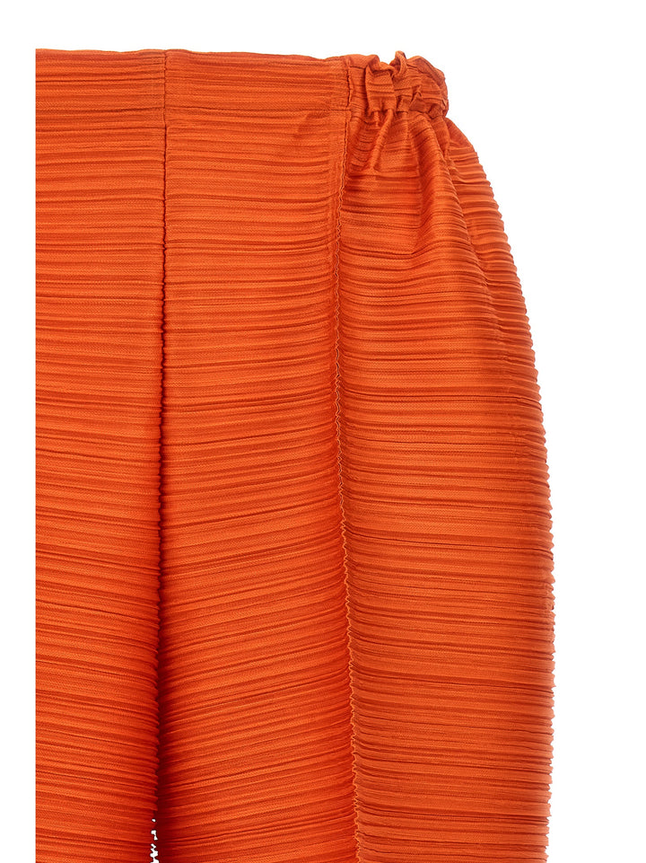 Pleats Please Issey Miyake Thicker Bounce Pants - Orange | bb68be364ad4cef30569a9b6ce8936812484535c