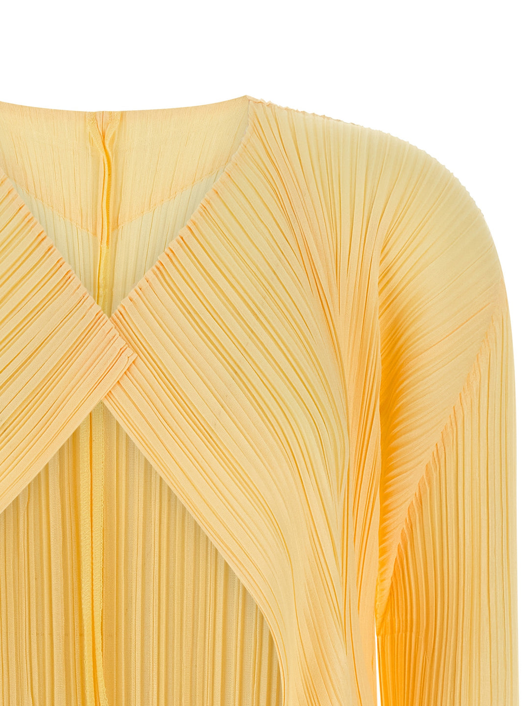 Pleats Please Issey Miyake Mellow Pleats Sweaters and Cardigans - Yellow | 763d2f05d639d21a8162cd4ca555fb9e48567e5d