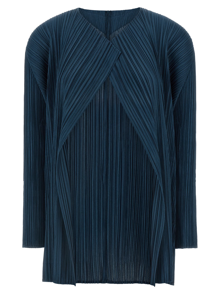 Pleats Please Issey Miyake Mellow Pleats Sweaters and Cardigans - Blue | 9517b3d43d17e462b35b972d17ae8746490e1141