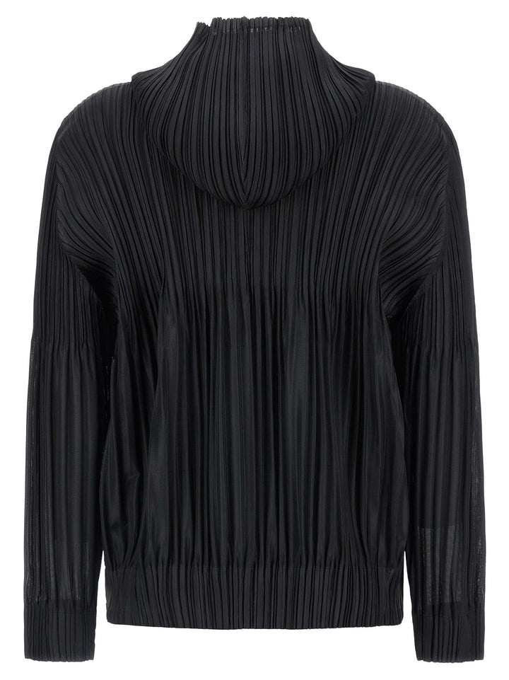 Pleats Please Issey Miyake Zip Blouse Shirt and Blouse - Black | 05b882eabb5b6409059081e98ea86a37b4100ff3