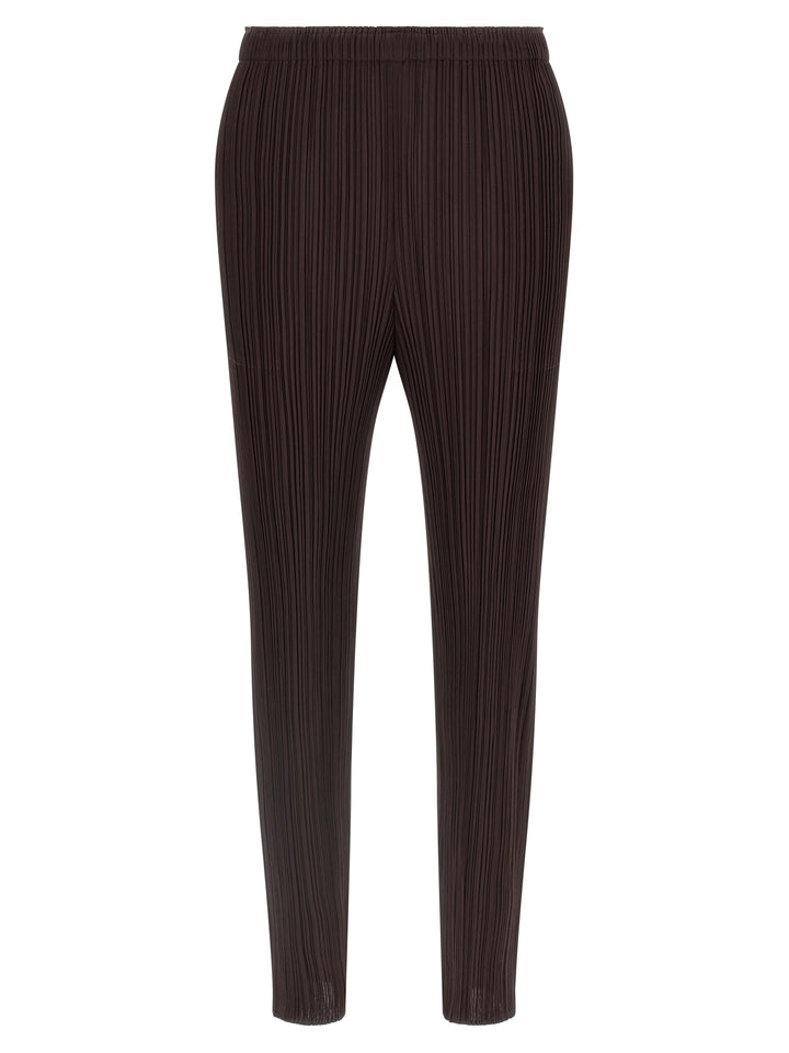 Pleats Please Issey Miyake Monthly Colors: July Pants - Brown | 4f9ef644b5ad9446aa5ab76ade5d468e2091ac59