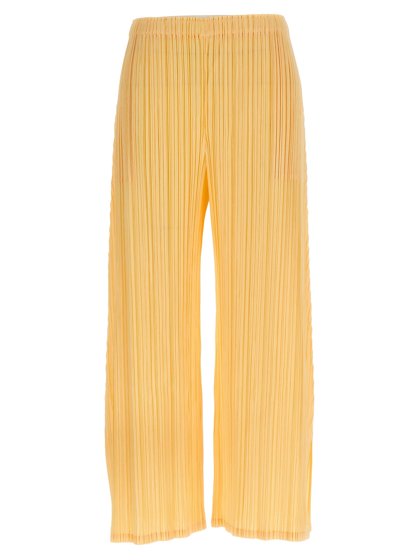 Pleats Please Issey Miyake Mellow Pleats Pants - Yellow | 2592bff6de15df370dde30557f37111613ba33d2
