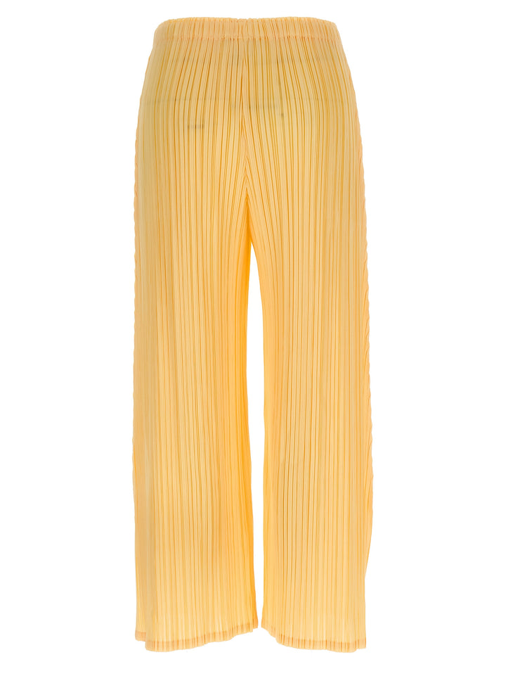 Pleats Please Issey Miyake Mellow Pleats Pants - Yellow | cf00454643381ecaa8a6e5e6eaeac12fafe2dadc