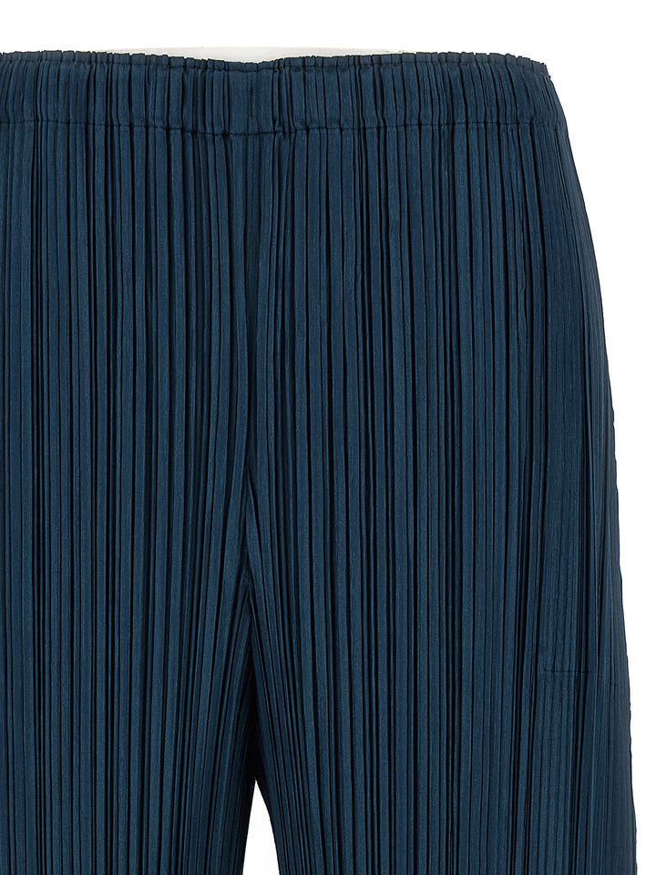 Pleats Please Issey Miyake Mellow Pleats Pants - Blue | 919754ab54124e59667b228ee8bcdc1752b1e8a7