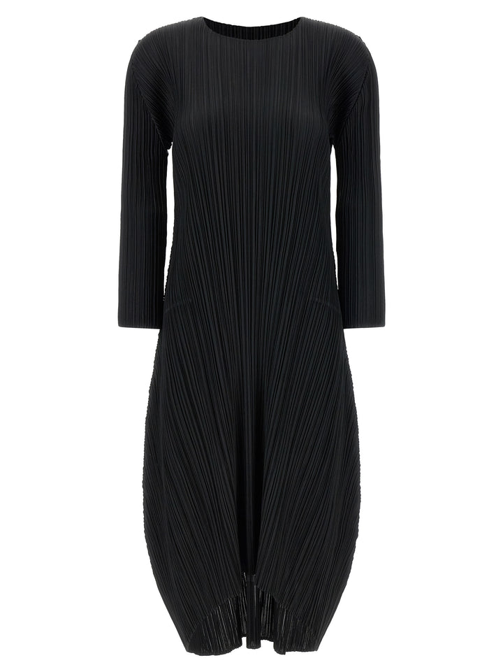 Pleats Please Issey Miyake Monthly Colors October Dresses - Black | e6e75725873067cb1601eb32e717a1afc4c172bc