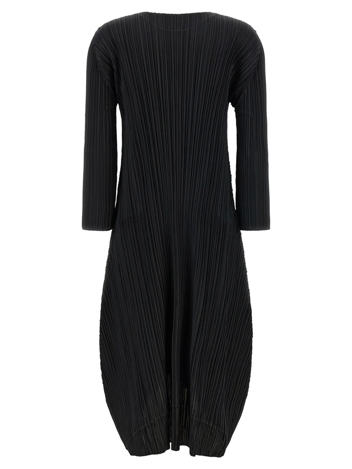 Pleats Please Issey Miyake Monthly Colors October Dresses - Black | 9757ec136e455c0e00fda96754bddfc4c3a8f2dd