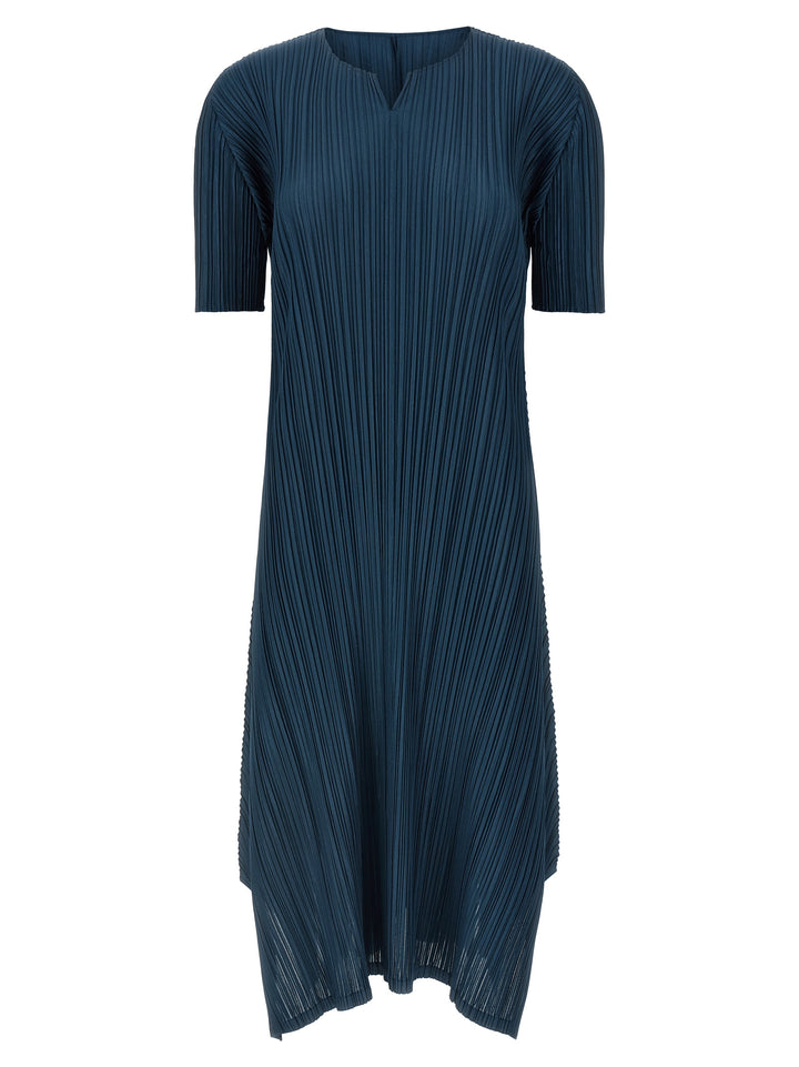Pleats Please Issey Miyake Mellow Pleats Dresses - Blue | 78a339d2cb7cb03177788f21e3093fb38ea1da79