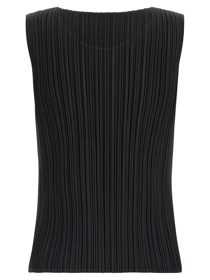 Pleats Please Issey Miyake Monthly Colors: August Tops - Black | 2bbdb7494a798c171b62c0b3044ea99cf2e7481c