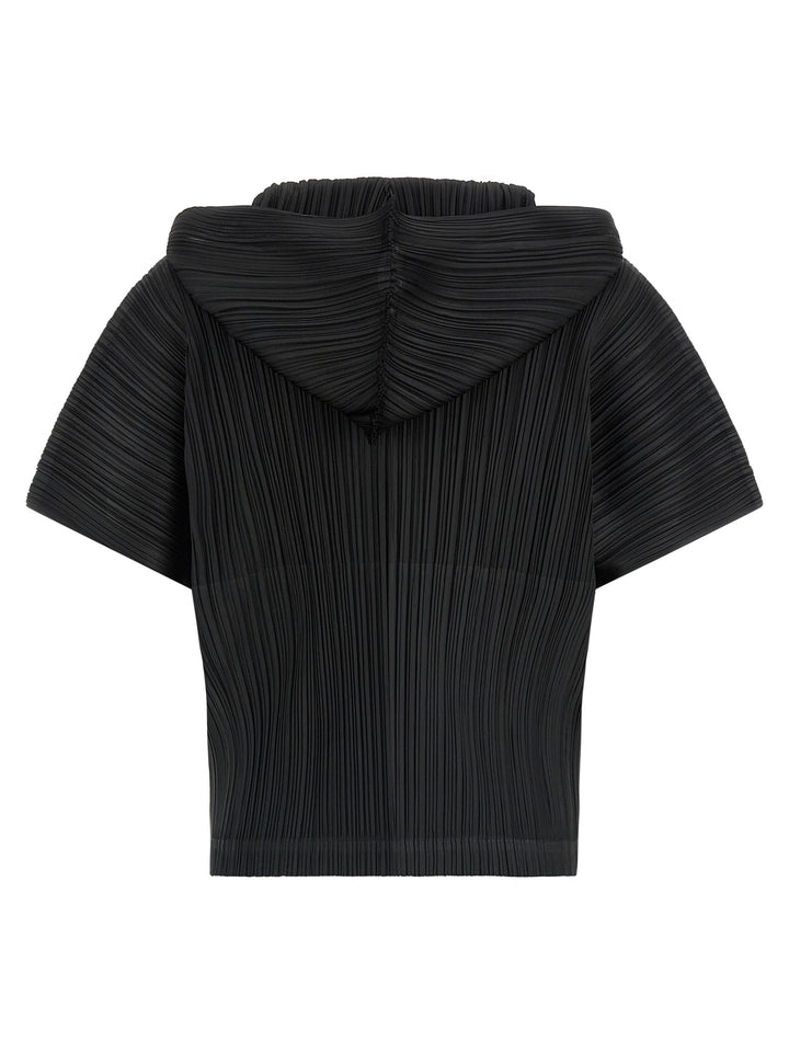 Pleats Please Issey Miyake Monthly Colors: August Tops - Black | ef98beb1b9a2d10b714605d3c7768917637f8cbb