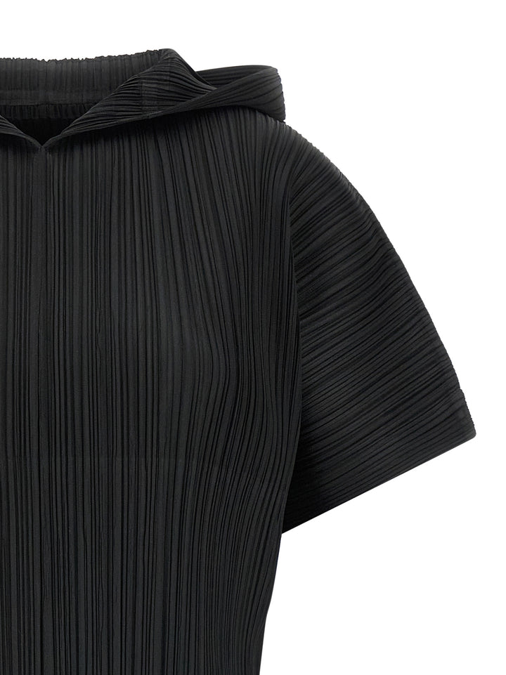 Pleats Please Issey Miyake Monthly Colors: August Tops - Black | 181ca30a925667bcf944a045bad9f91cf804c767