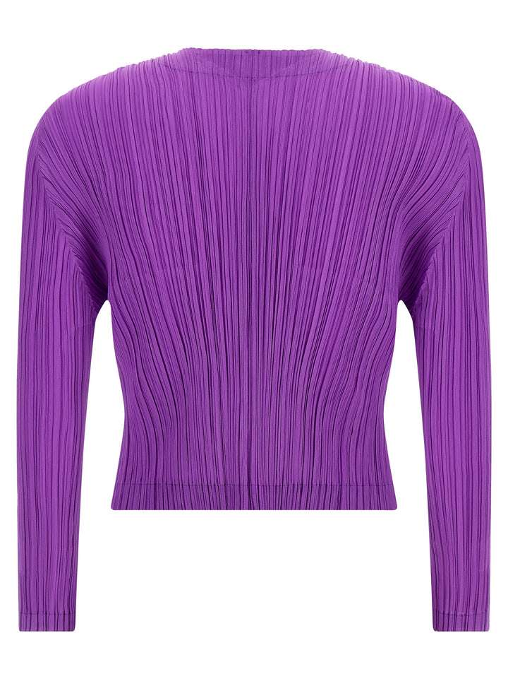 Pleats Please Issey Miyake Monthly Colors: August Sweaters and Cardigans - Purple | b3c2c95843ddab9dbd2271f0fa841264bb527d0d