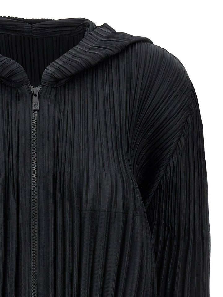 Pleats Please Issey Miyake Fluffy Basics Sweaters and Cardigans - Black | 508617a932539d9592b68a24fd3f1cf11f81dae2