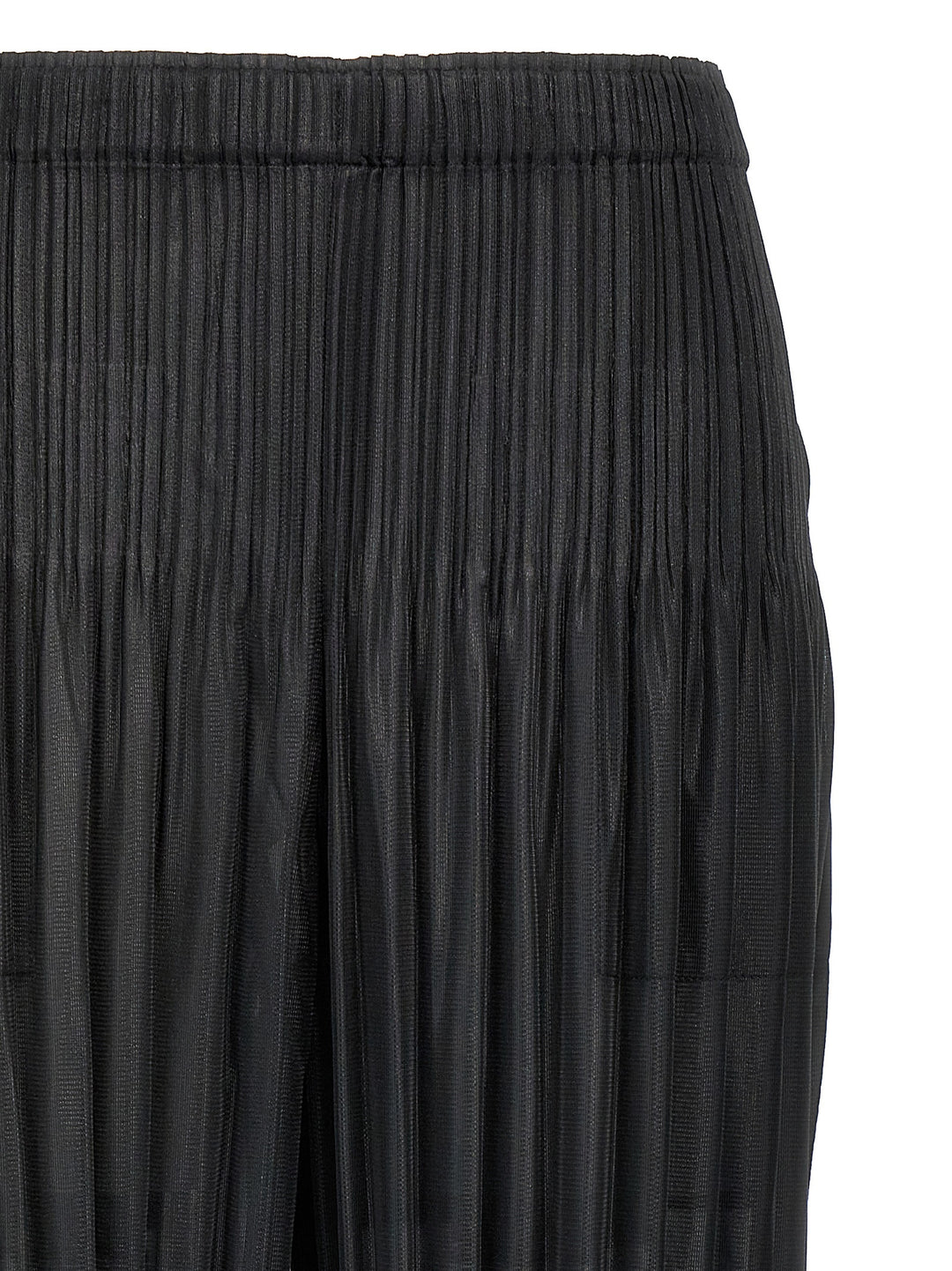Pleats Please Issey Miyake Fluffy Basics Pants - Black | f4e444e3bd47b34327e677f26c1d0e4b47abcfe5
