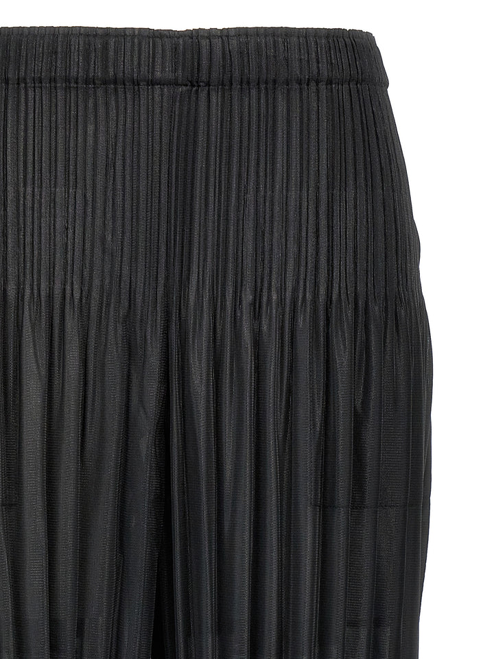 Pleats Please Issey Miyake Fluffy Basics Pants - Black | f4e444e3bd47b34327e677f26c1d0e4b47abcfe5