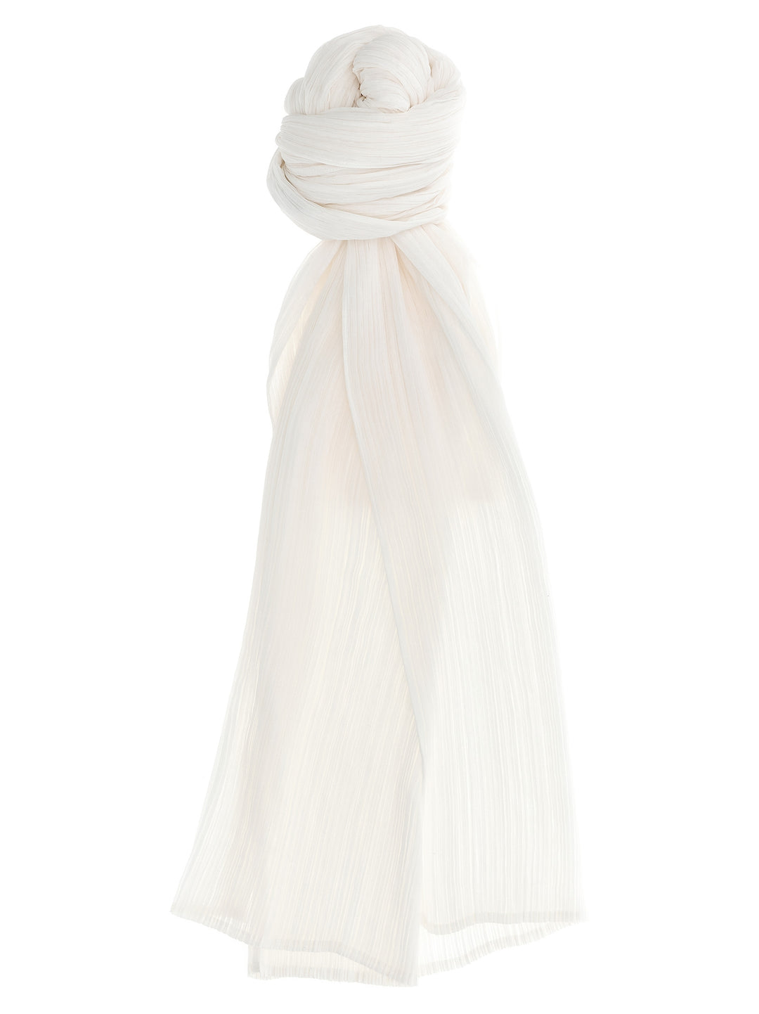 Pleats Please Issey Miyake Basic Madame-T Small Scarves and Foulards - White | a3702e0de82035d45d11d6f5c32fd3454d5cbdfa