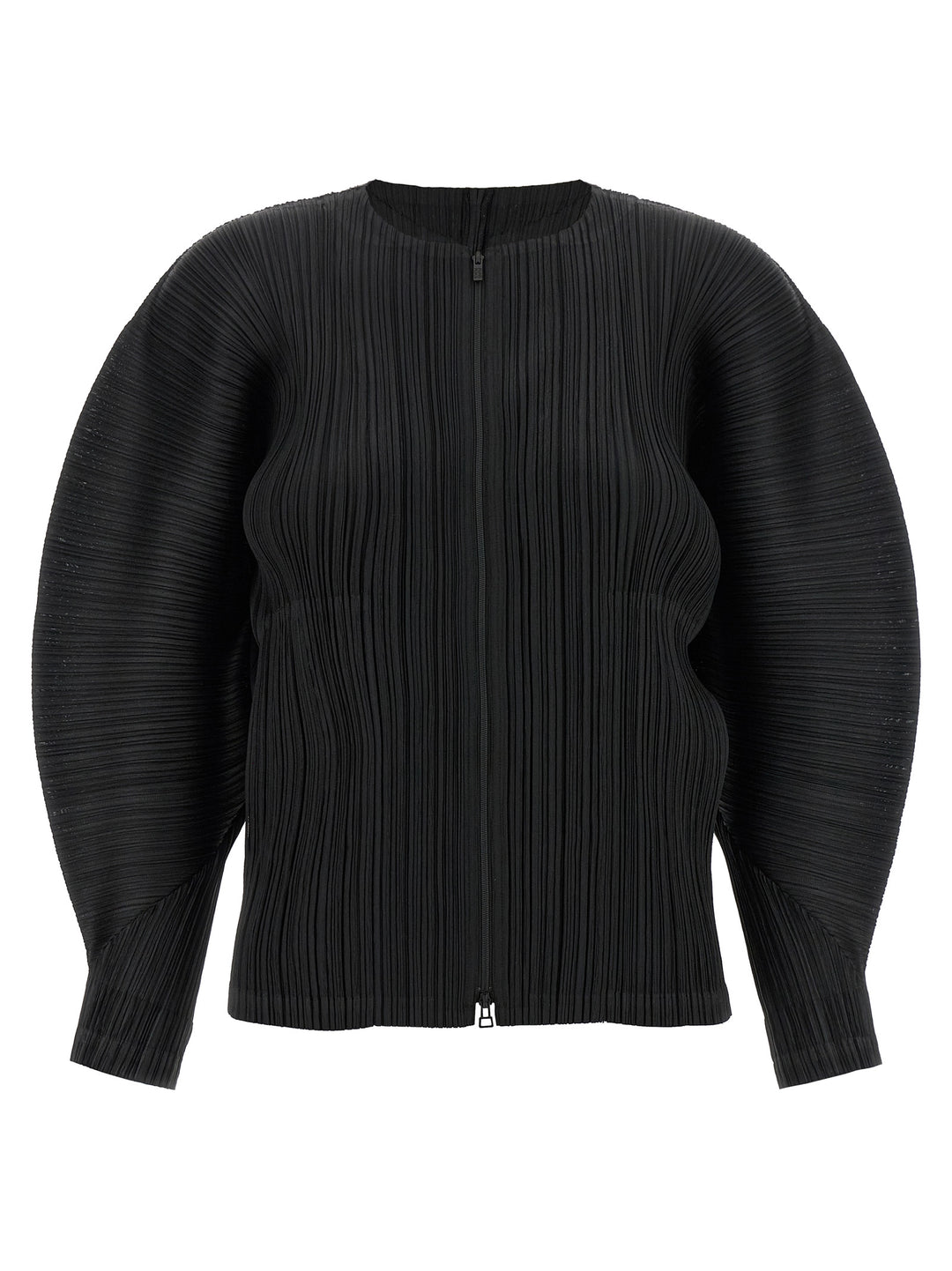 Pleats Please Issey Miyake Monthly Colors: April Puffer Jackets - Black | 47ef08d53697cd5e9b1ab8ddc34dd51103ad0a55