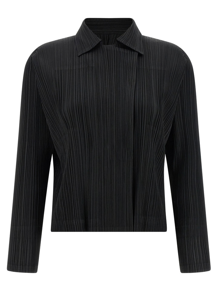 Pleats Please Issey Miyake Monthly Colors: February Puffer Jackets - Black | 48dd0773b7802b672e717f603ec2ba0acee5921a