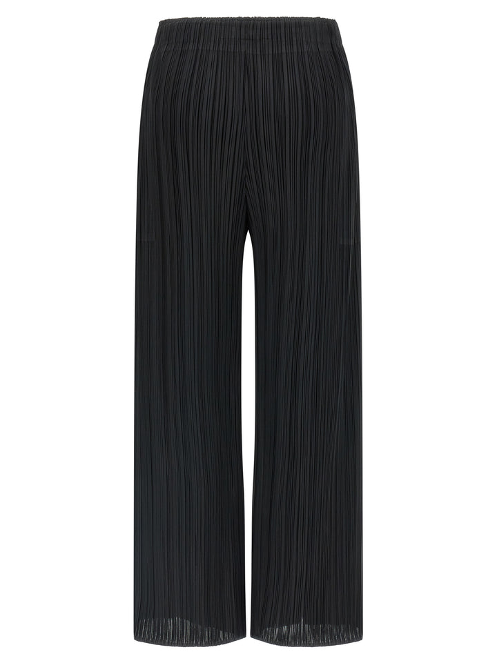 Pleats Please Issey Miyake Monthly Colors: February Pants - Black | be13d2fdf4265ad898cb1c80fef51f6d8f8749ec