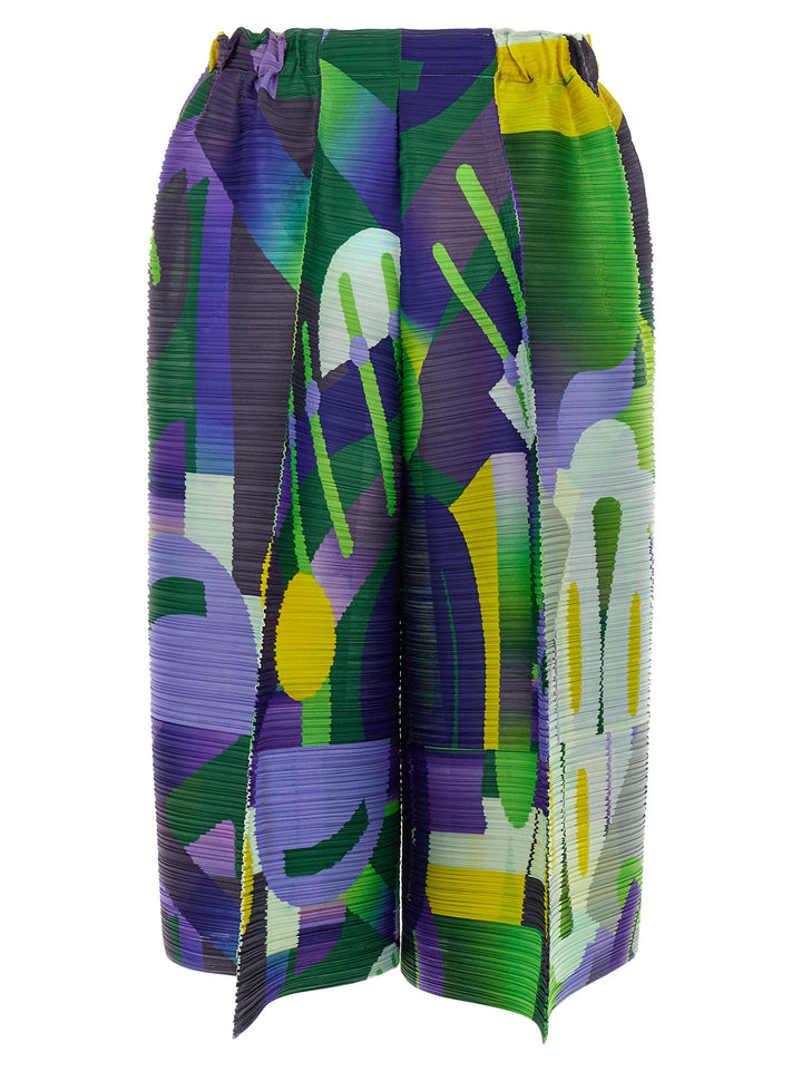 Pleats Please Issey Miyake Playground Pants - Multicolor | cdd23dd6bf0b2c9d1a57ffaf57b7175e17604979