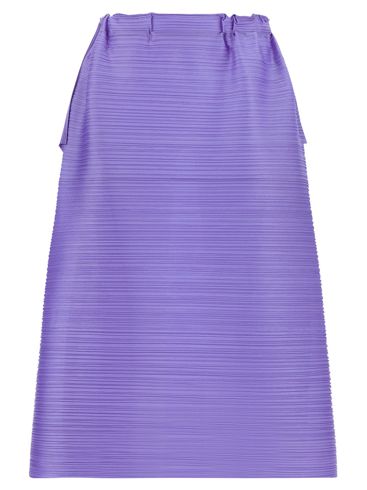 Pleats Please Issey Miyake Bouncy Basket Skirts - Purple | b9f2bc193ed2fd69db1d77b1502dd0081082b113