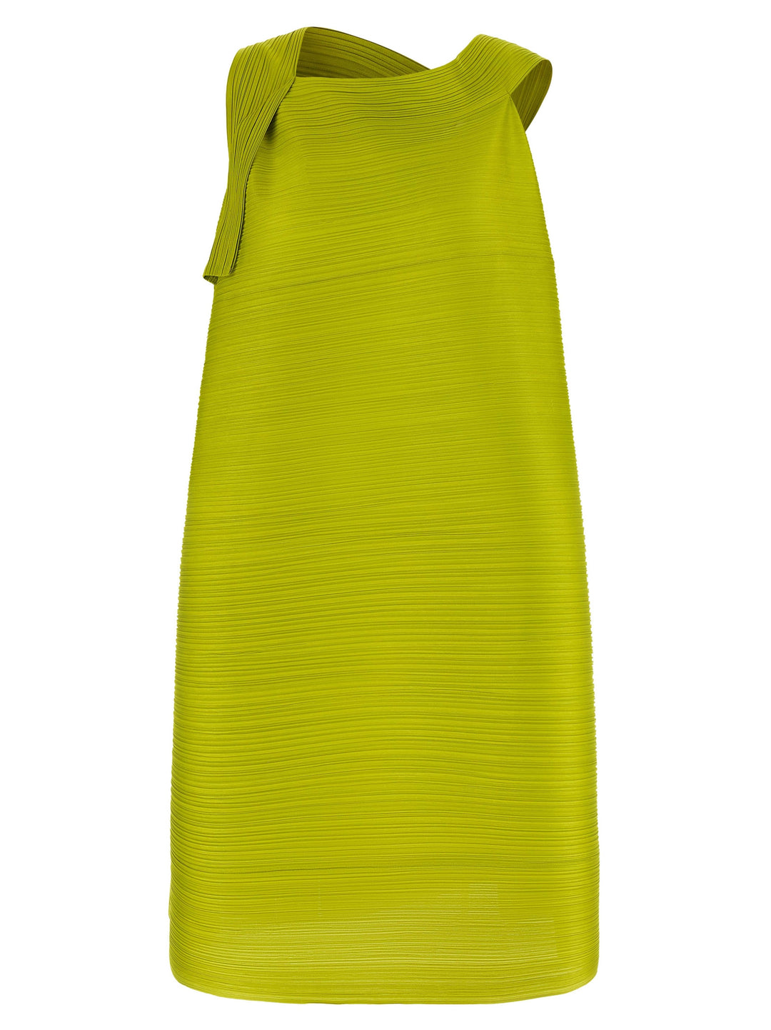 Pleats Please Issey Miyake Bouncy Basket Dresses - Green | 85cf8e225f3e69769568a6d596119912513a7a53