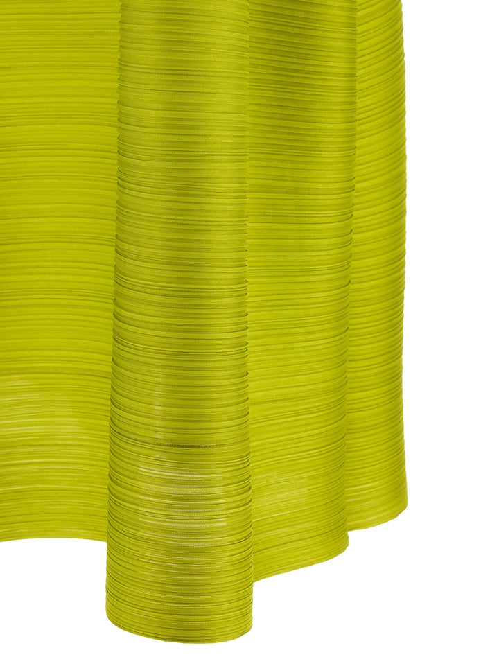 Pleats Please Issey Miyake Bouncy Basket Dresses - Green | 01ed97d0914e892cb4f0ef540ec67ed785762a31