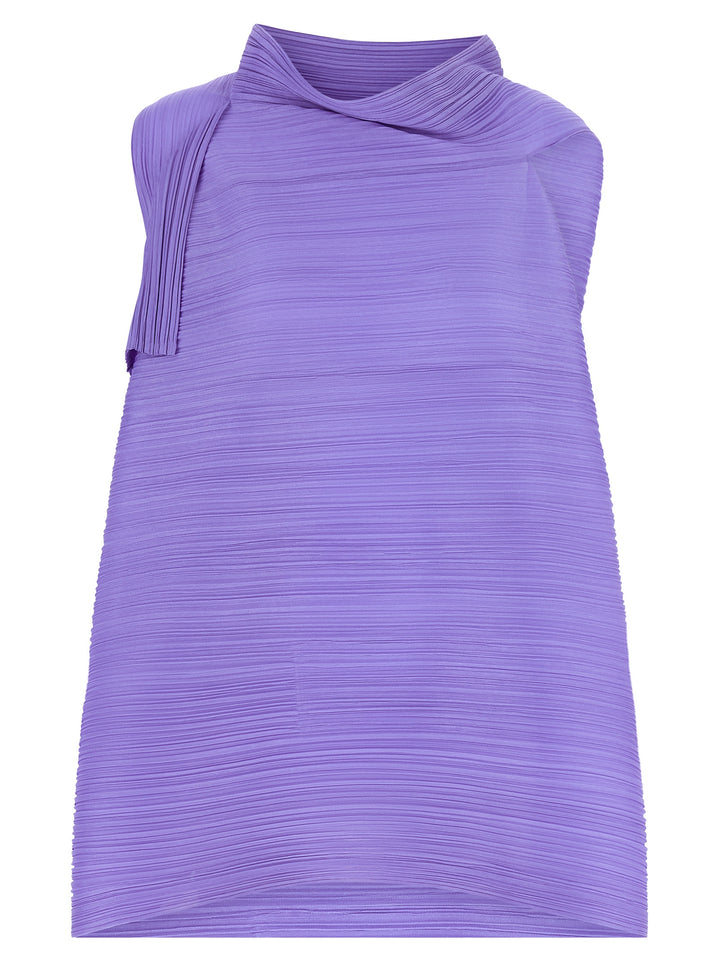 Pleats Please Issey Miyake Bouncy Basket Shirt and Blouse - Purple | a5edcbcda23de2897f73dc9d3949ca361bb23593
