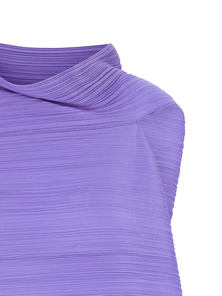 Pleats Please Issey Miyake Bouncy Basket Shirt and Blouse - Purple | 0af7f6490813e674b27711e6f300564af32f8495