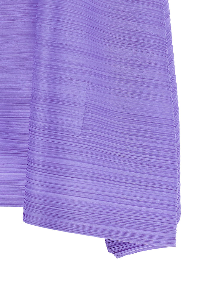 Pleats Please Issey Miyake Bouncy Basket Shirt and Blouse - Purple | dd30f70957ebf427c5b5795e6217cb135ddbc430