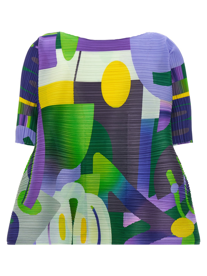 Pleats Please Issey Miyake Playground Tops - Multicolor | 95d059c1d50785cdcf92bef453f700d018285c8a