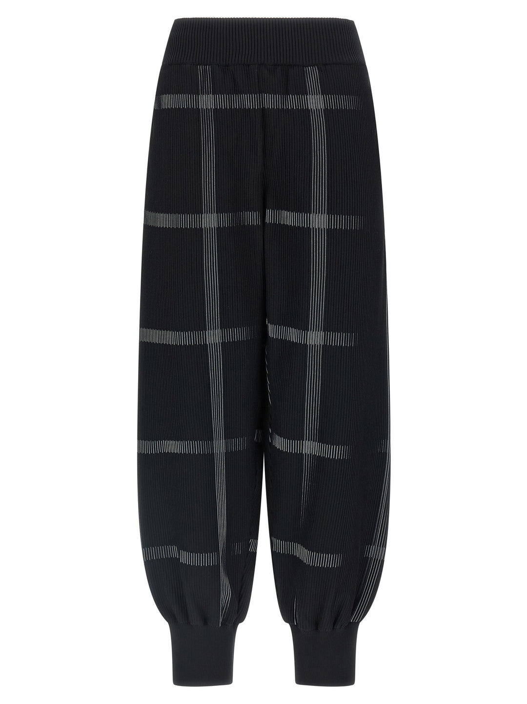 Pleats Please Issey Miyake Crossing Knit Pants - Black | 111961eefa32a30e163f4a945cc09f20506d1e75