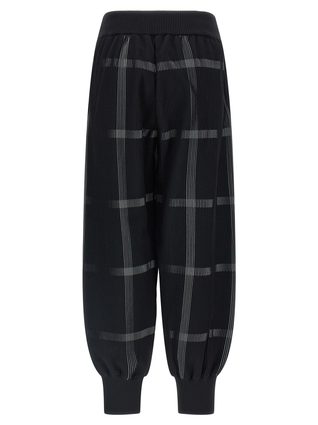 Pleats Please Issey Miyake Crossing Knit Pants - Black | c24fcd34351fc5eb6b10152c0faae201ffa7f654
