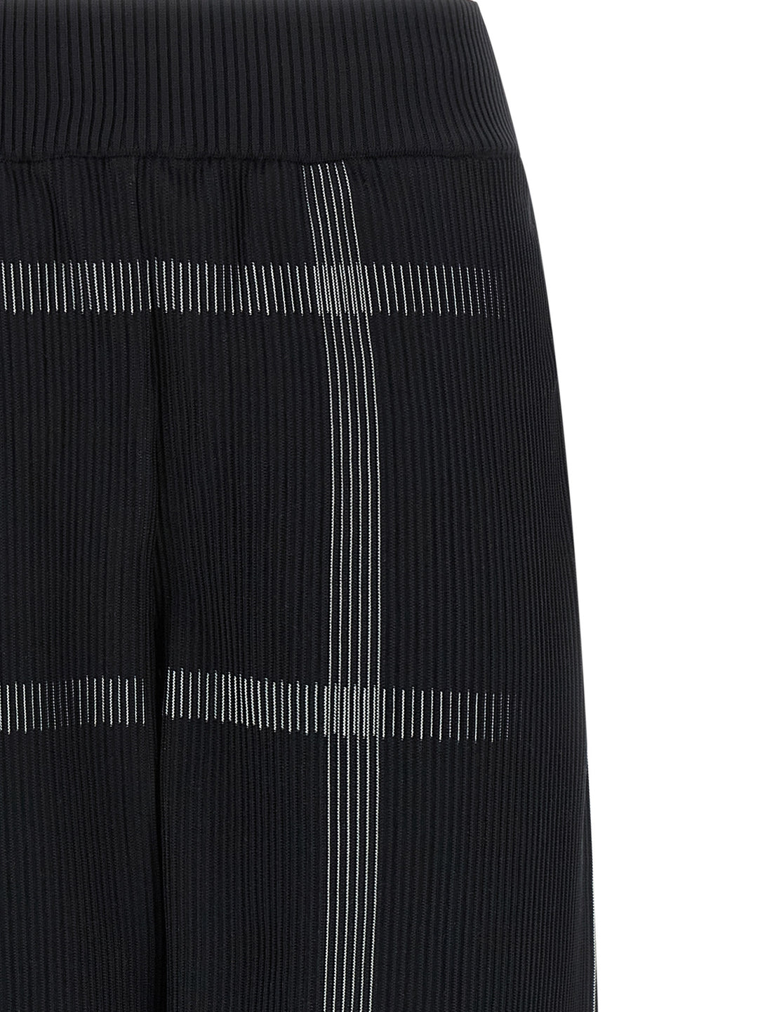 Pleats Please Issey Miyake Crossing Knit Pants - Black | c64d72c9f36a8cc48b710dce7dee0ab1dbf0e0d2
