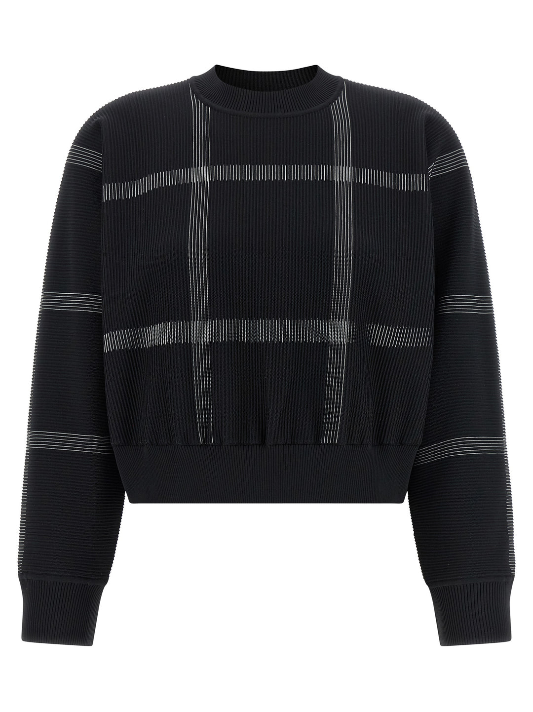 Pleats Please Issey Miyake Crossing Knit Sweaters and Cardigans - Black | 6d0c9554a7c07b80ad30d5725d6eaf0e0a73d15c