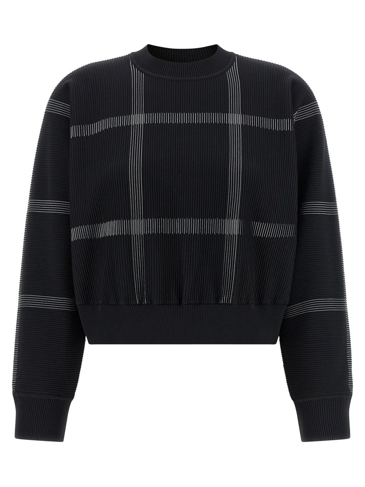 Pleats Please Issey Miyake Crossing Knit Sweaters and Cardigans - Black | 6d0c9554a7c07b80ad30d5725d6eaf0e0a73d15c
