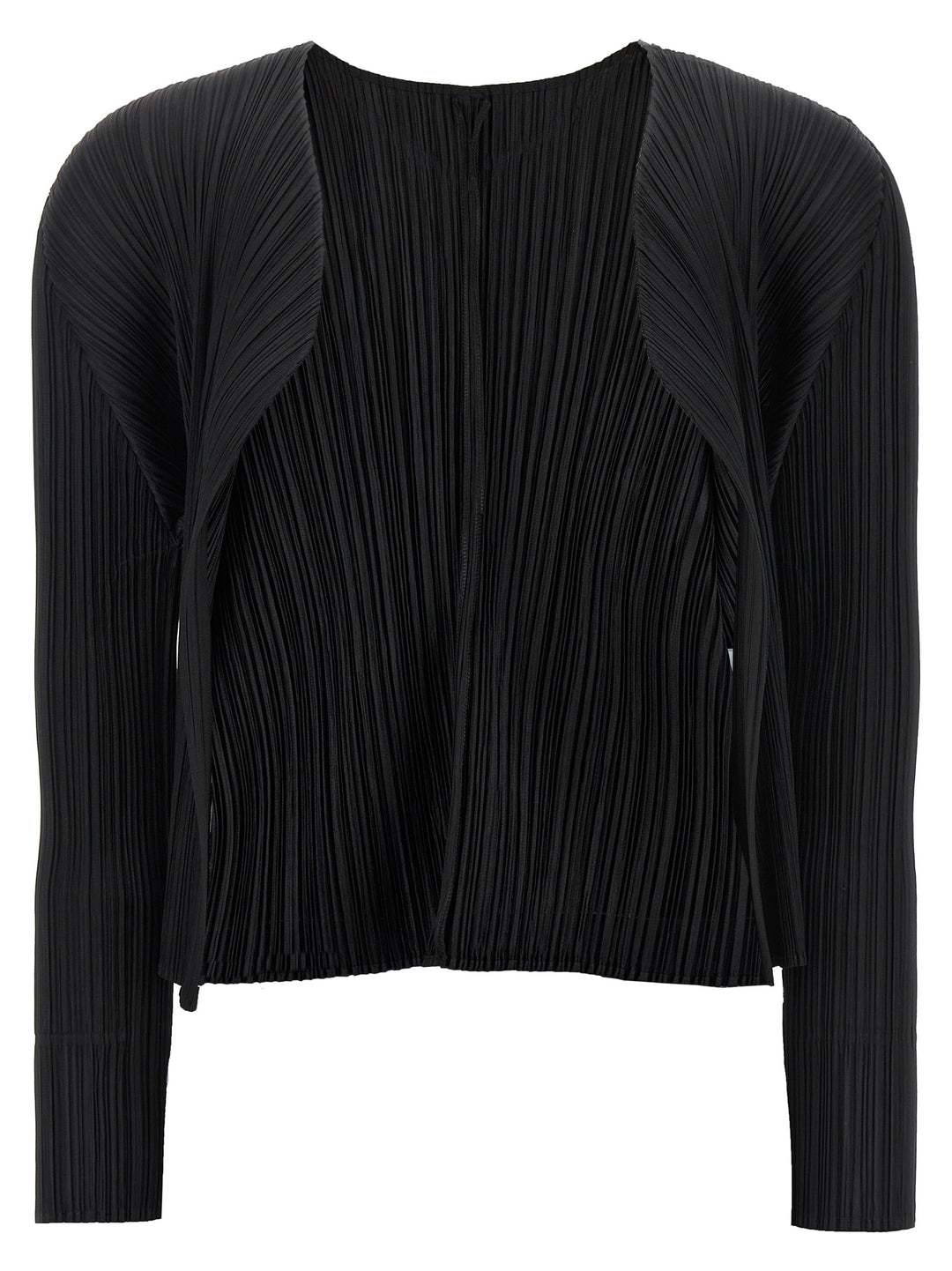 Pleats Please Issey Miyake Monthly Colors: June Sweaters and Cardigans - Black | 0d77020ee1356797d62d6526d2584a3d631eb1c9