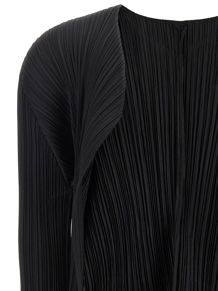 Pleats Please Issey Miyake Monthly Colors: June Sweaters and Cardigans - Black | 73d594e7649026a039bcea86e06bdff4e0c78ef9