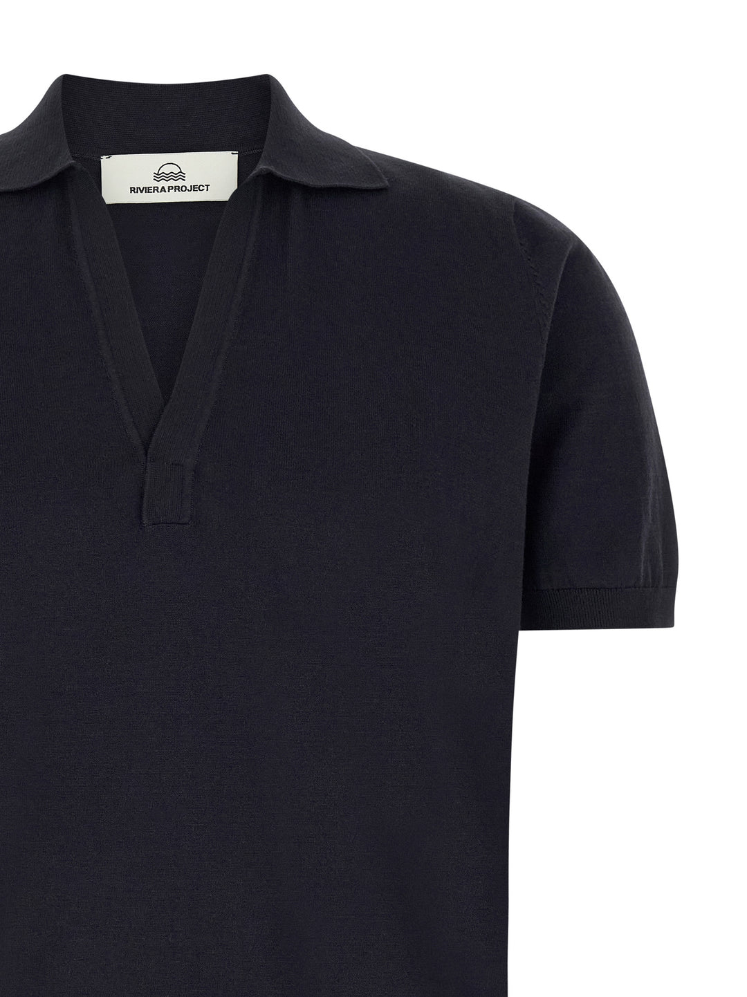 Riviera Project Open Collar  Shirt Polo - Blue | 8b3be106d9d0d19eda136ae562da811929bc5cfe