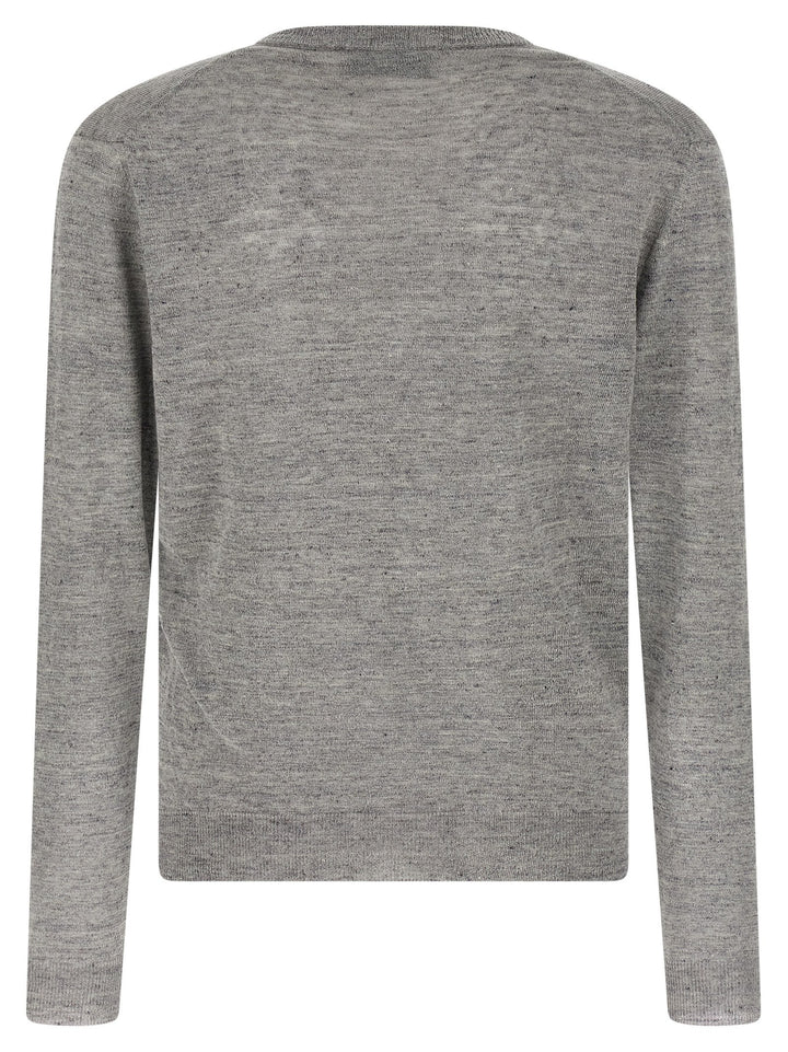 Riviera Project Linen And Silk Sweater Sweaters and Cardigans - Gray | 9f05c0ff07d24f2e679e1727c6605b7327fd2582
